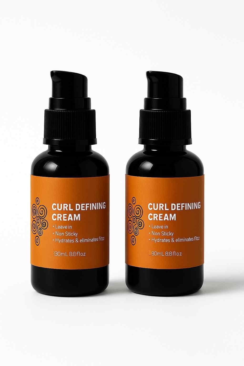 Curl Defining Leave-In Hydrating & Anti-Frizz Styling Hair Cream 30 ml (Pack of 2)