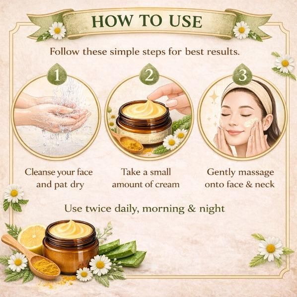 Organic Skin Brightening Cream 100 gm (Pack of 2)