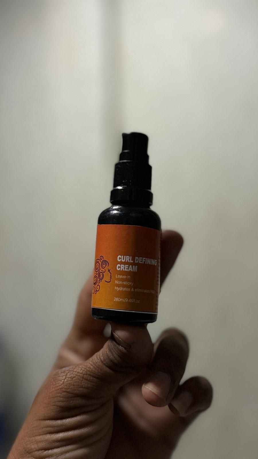 Curl Defining Leave-In Hydrating & Anti-Frizz Styling Hair Cream 30 ml (Pack of 2)